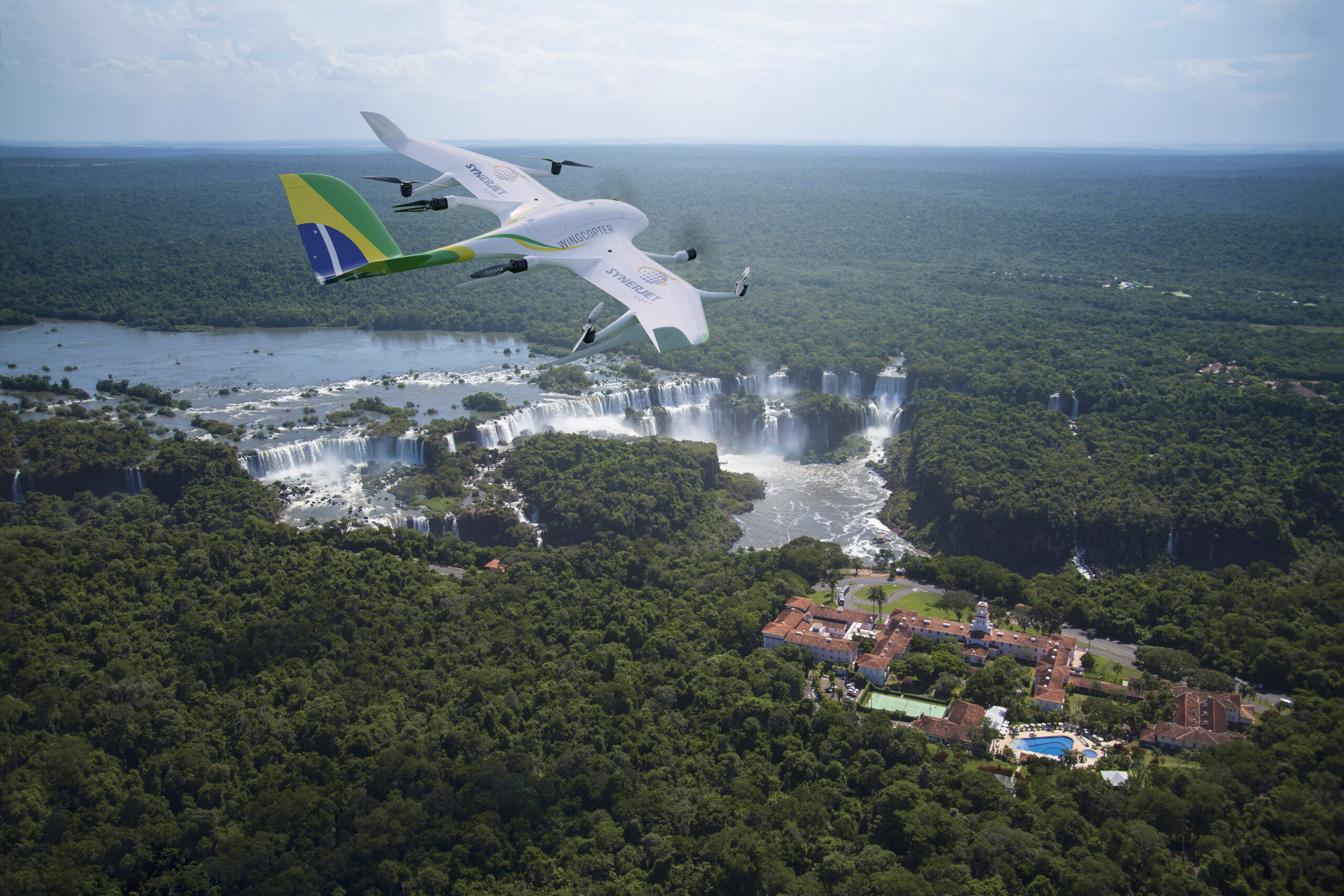 The Belmond Hotel das Cataratas at the Iguazu Falls on the border of Argentina and Brazil